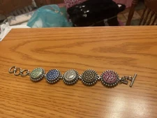 Rhinestone Snap Button Multicolor Buttons DIY Bracelet