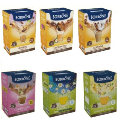 Caffè Borbone 192 Kapseln A Modo Mio Kompatibles Lösliches Getränkemischset