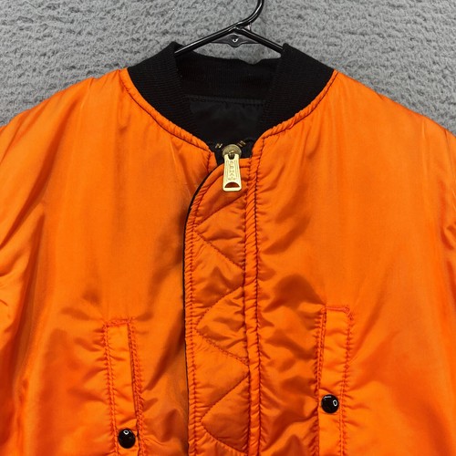 Vintage US Air Force Reversible Flyers Flight Jacket Mens S Bomber Military MA-1 - Picture 10 of 16