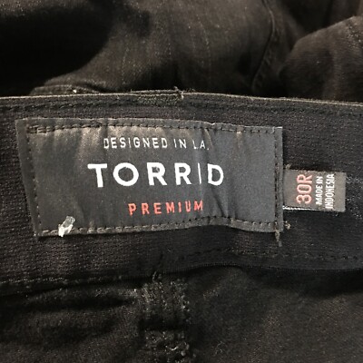 Jeans Noir Court Bombshell Torrid Taille 30 – Coupe Premium, Neuf Sans étiquettes