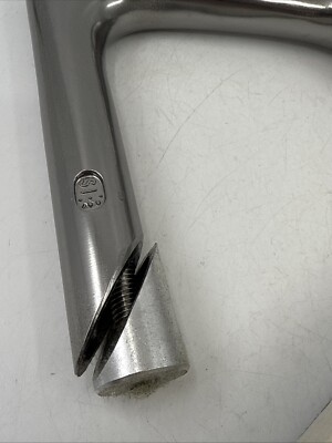 NOS Tige anodisée grise vintage 3ttt 'STATUS' 125mm SANS BOITE