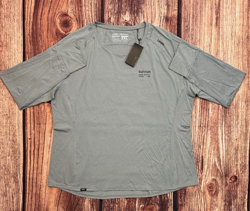 UNRL Shirt Herren 2XL XXL Grau Langarm Performance Sunrun Pullover Erwachsene