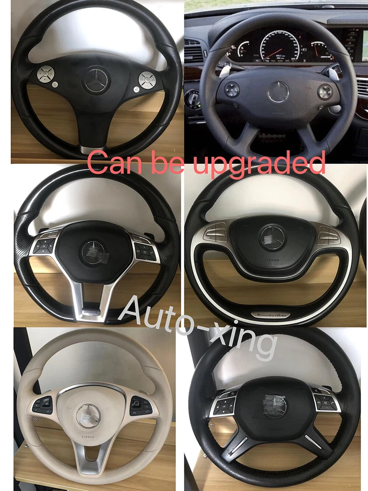 For Mercedes-Benz AMG C300 W213 G63 E Class Carbon Fiber Steering Wheel Upgrade - Image 3 of 4