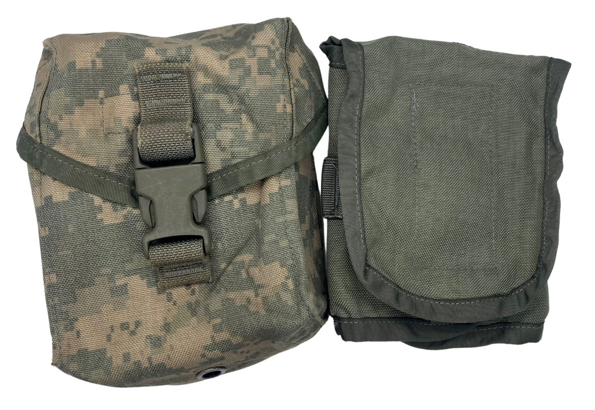 2 US MILITARY ARMY IFAK POUCH w/ INSERT ACU UCP MOLLE