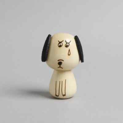 Eleonor Boström Kokeshi ''Shiku Shiku'' Sob Japanese Wooden Doll JP LTD Original