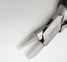 PROFESSIONAL 1/2 Flat 1/2 Round Nose 4 3/4" BEADSMITH Nylon Jaw Pliers PL568