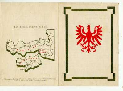 14286 01 THE TORN TYROL - THE YOUTH OF TYROLS