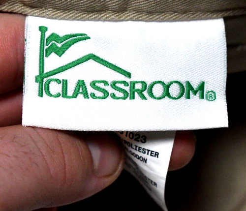 NWT Classroom Khaki Canvas Skort Skirt Uniform Girls Size 14 w/ Pockets - Picture 7 of 17