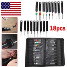 18Pcs Heavy Duty Thick Car Terminal Removal Kit Wire Connector Pin Release Tool