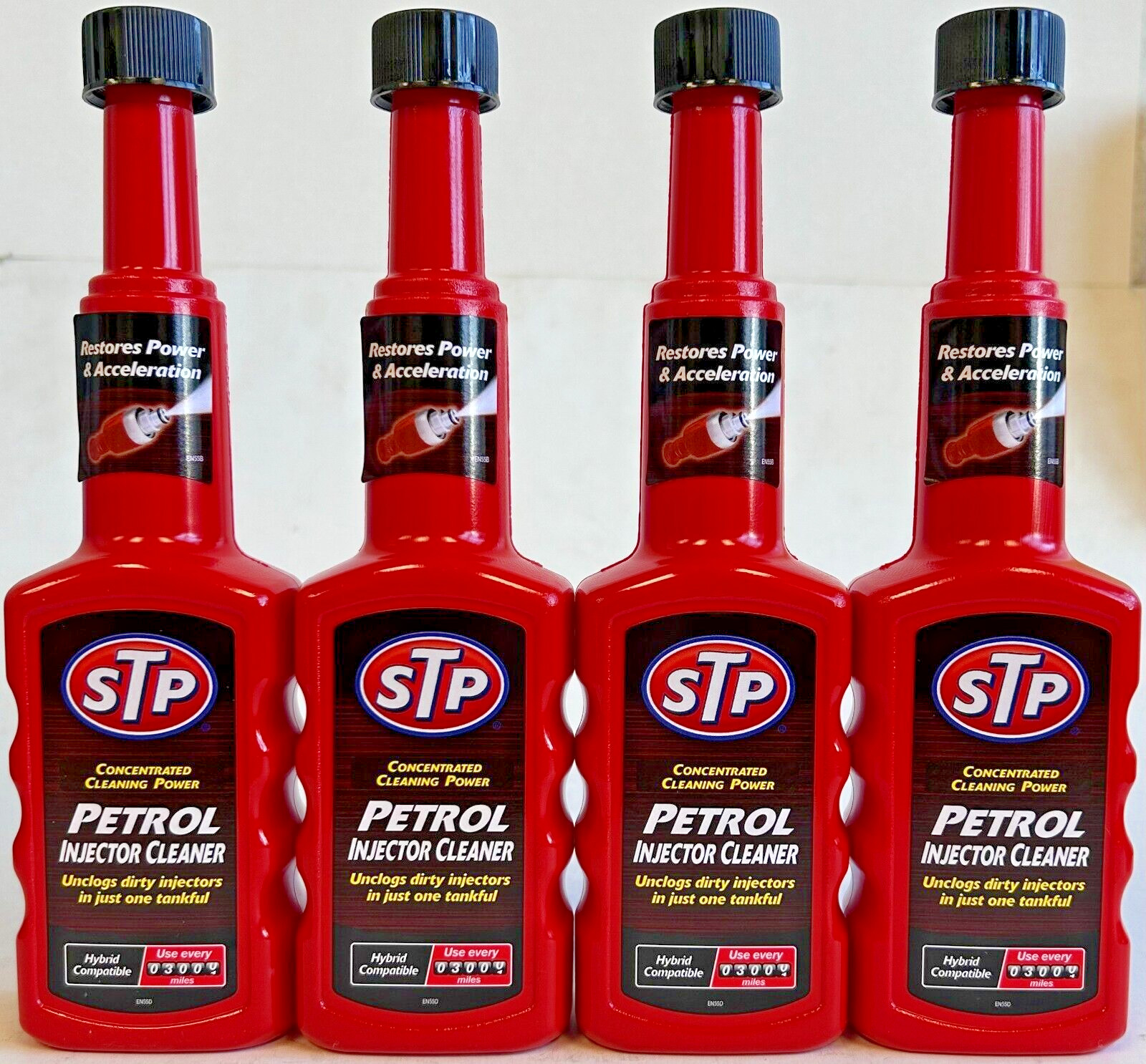 STP® Petrol Injector Cleaner unclogs dirty injectors - 4x200ml