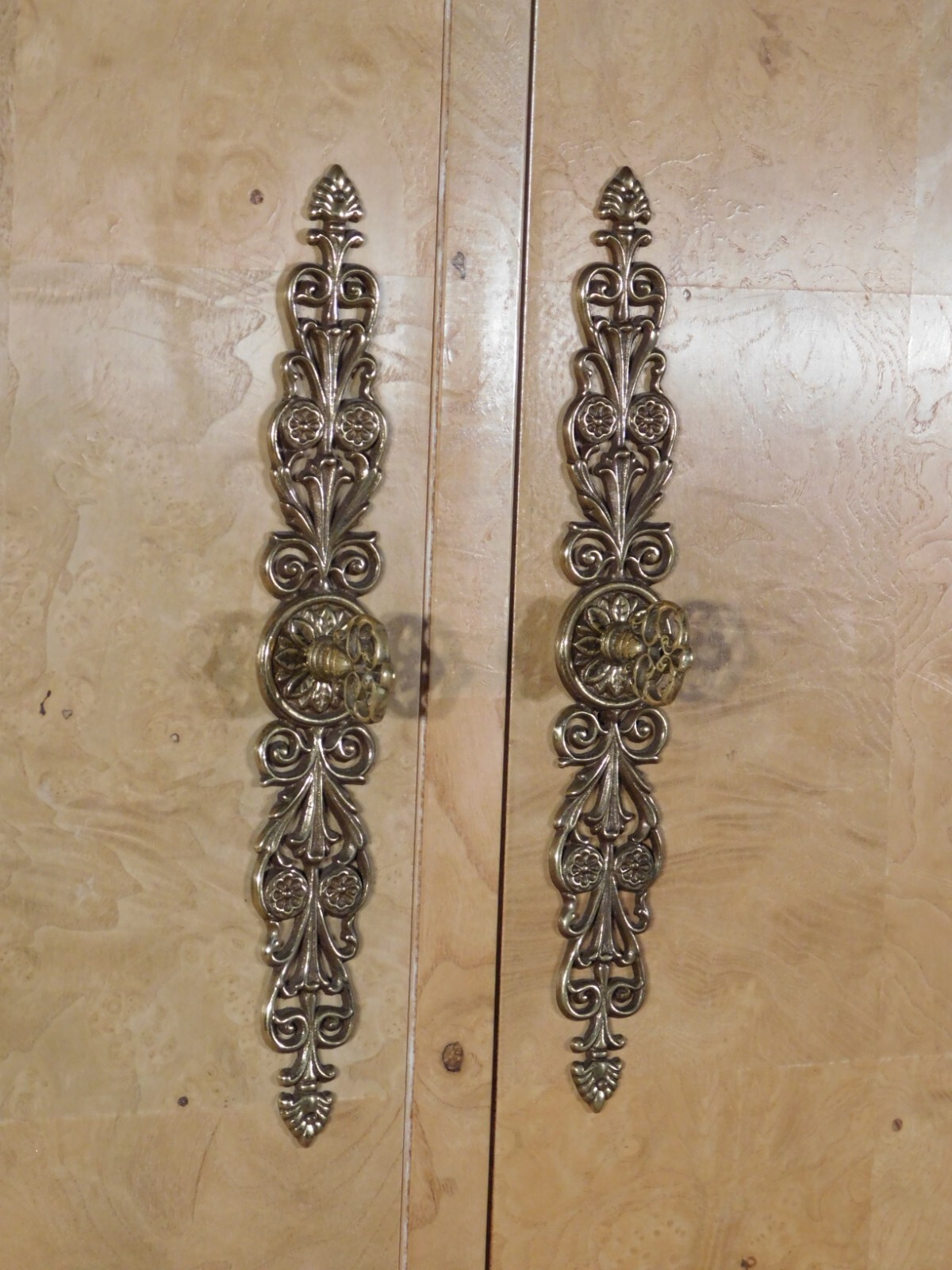 HENREDON Charles X Biedermeier or Empire Linen Press TV Cabinet Armoire