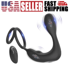 Prostatic Stimulor Dual Motor Massager Multiple Modes Mini Shock for Men