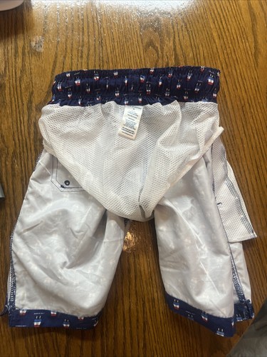 Life is Good Boys 6 Board Swim Shorts Lined Trunks Red white blue popsicles - Picture 5 of 8