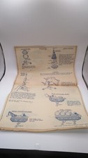 VINTAGE MARX 1960's 4654 : OPERATION MOON BASE : ORIGINAL INSTRUCTION SHEET
