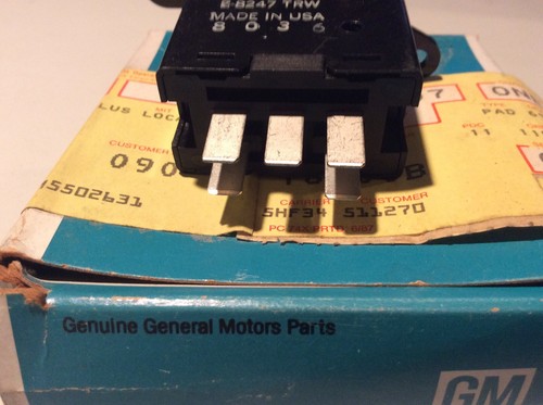 1984-1990 CHEVROLET CELEBRITY REAR WINDOW DEFOG SWITCH - 14073407 - Bild 2 von 5