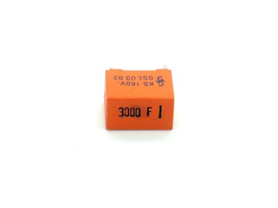 1x Siemens 3000pF KS 160V-, GSE 03.82 (3000 F, 3nF,Kondensator,High-End)U325