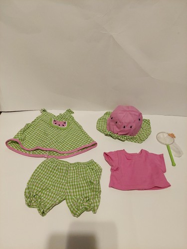American Girl Bitty Baby Watermelon Picnic Set 2001 Top Bloomers Hat