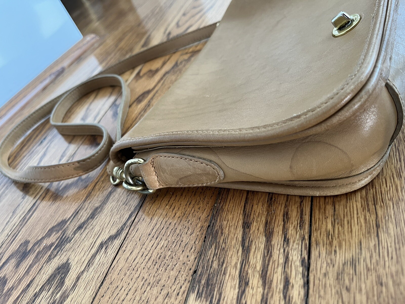 Hunt Club Crossbody Bag Genuine Leather / Beige eBay