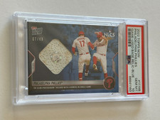 2022 Topps Now 1119 Philadelphia PHILLIES Team NLCS Game Used Base Relic PSA 10