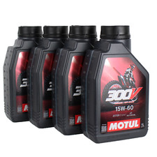 Olio motore Motul 300V 15W60 4 tempi racing/off road ESTER core olio moto 4 litri