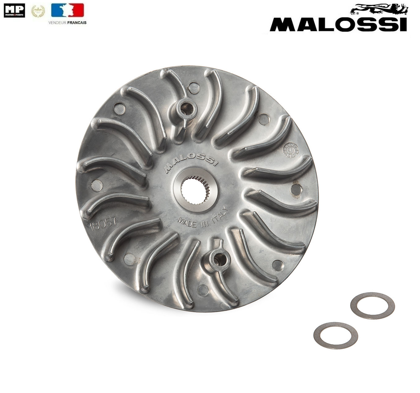 Demi poulie Malossi Multivar 2000 Ø129 en alliage forgé pour scooter Honda SH 125