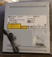 HL Data Storage GH30N Super Multi DVD Rewriter SATA Drive w Cable & Screws 0H425