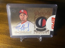 2022 Topps Series 1 - Paul Goldschmidt - TRAP-PG Reverence Auto Patch /10 