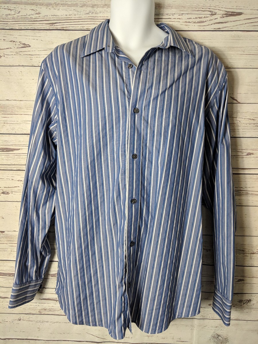 Banana Republic Mens XL Extra Large Dress Shirt Button Down Classic Fit  Stripe | eBay
