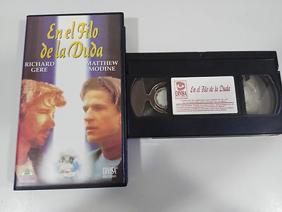EN EL FILO DE LA DUDA TAPE VHS COLECCIONISTA RICHARD GERE MATTTHEW MODINE