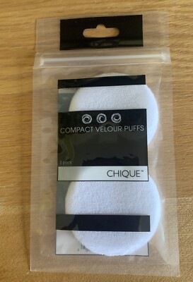 Brandneu & versiegelt CHIKAT Doppelpack - Velours kompakte Puffs