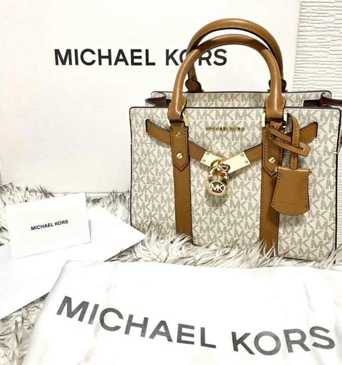 MICHAEL KORS NOUVEAU HAMILTON Satchel Signature Small Hand