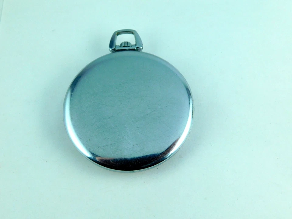 TISSOT 15J CAL VINTAGE. RELOJ BOLSILLO 382 SUIZO 46MM CARA ABIERTA REPARADO C.1949 Foto 3 de 4