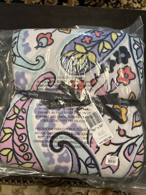 VERA BRADLEY THROW BLANKET IN MADDALENA SOFT PAISLEY NWT | eBay display picture 1