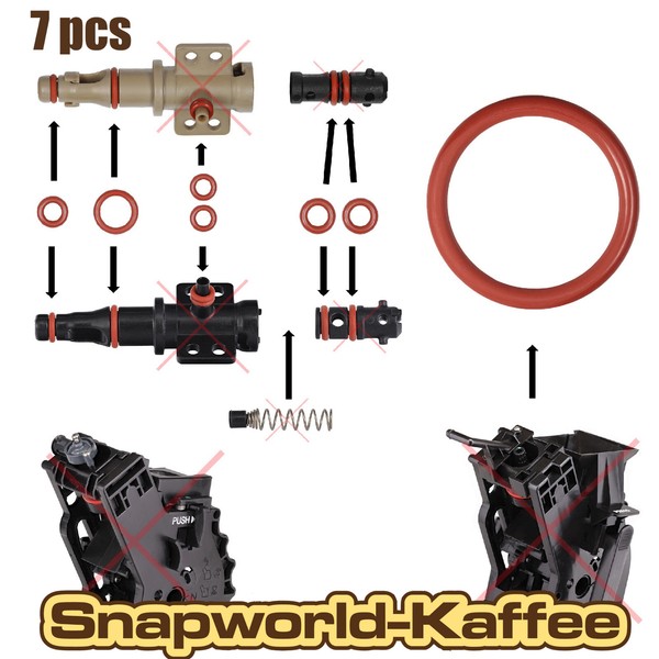 Dichtung FüR Saeco Philips Gaggia Hd Ep Ri Sup BrüHgruppe & Auslaufstutzen Kaffe-image