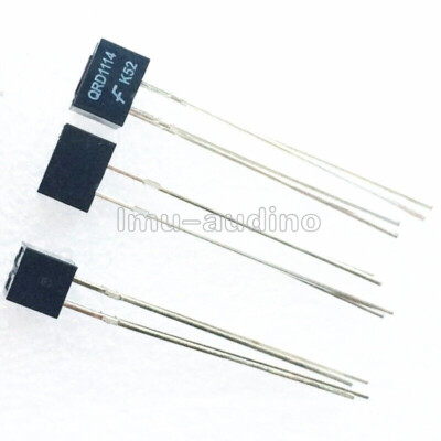 5PCS QRD1114 DIP-4 SENSR OPTO TRANS 1.27MM REFL PCB Mount FAIRCHILD