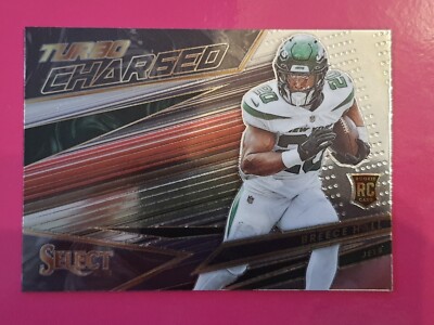 2022 Panini Select Turbo Charged TUR-23 Breece Hall Rc Rookie New York Jets