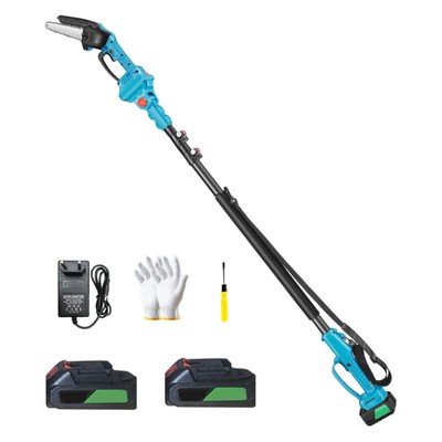 New Hedge Trimmer Very Long Reach Extendable Telescopic Garden Hedge Cutter Set
