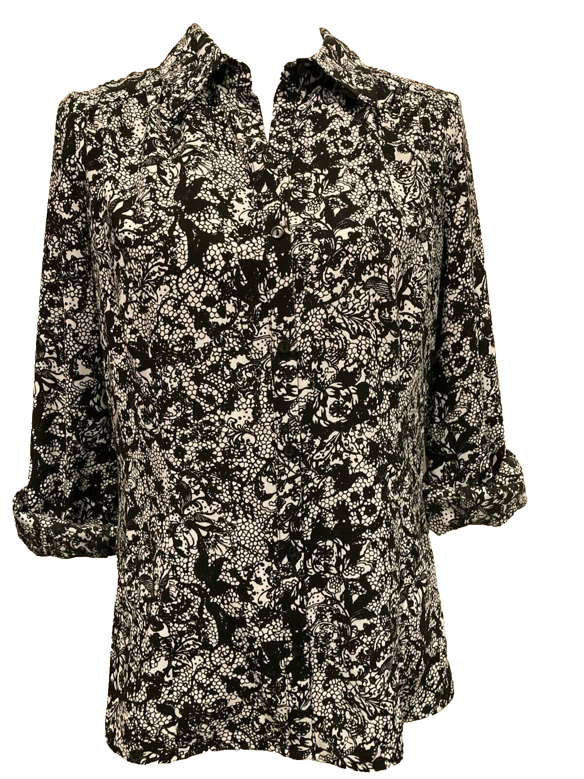 East 5th Button-down Blouse, Medium, adjustable s… - image 1