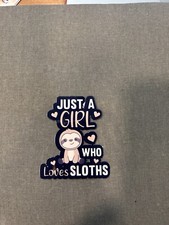 Cute Sloth Sticker f 3"