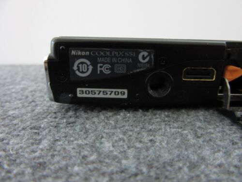 Nikon Coolpix S51 Digitalkamera schwarz 8,1 MP Zoom Nikkor * REPARATUR oder Teile LESEN - Bild 10 von 10