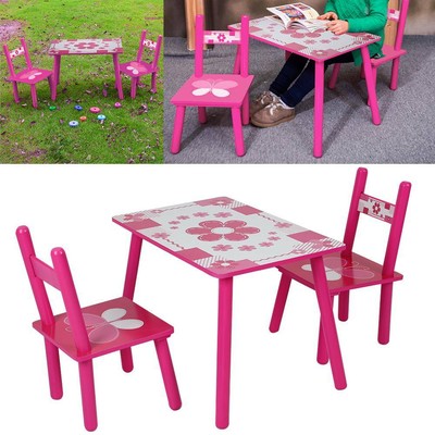 kids table and stool set