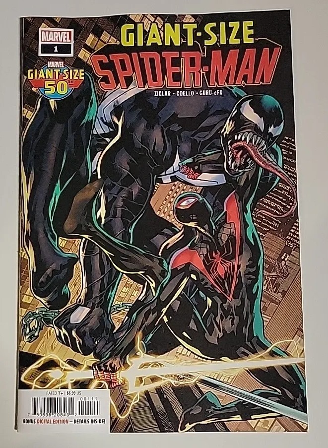 🔑GIANT-SIZE SPIDER-MAN #1 03/2024 NM/NM- VENOM MILES MORALES