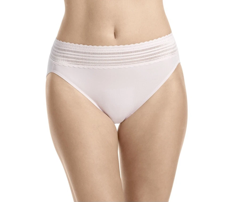 Warners Blissful Benefits Dig Free Comfort Waistband with Lace Microfiber, 3XL - Image 3 of 3