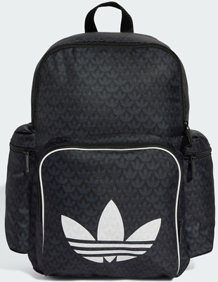 Adidas MONOGRAM TREFOIL 17'' LAPTOP BACKPACK SCHOOL 26L BAG JD5364 NEW $50