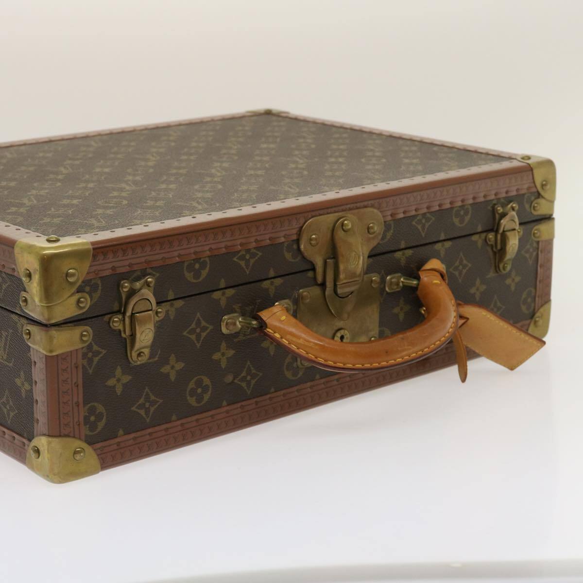 LOUIS VUITTON Monogram Cotteville 45 Trunk Vintage M21421 LV Auth jk1700