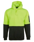 Jb's Hi Vis Pullover Safety Work Hoodie Jumper with Kangaroo Pocket & Pen Pocket