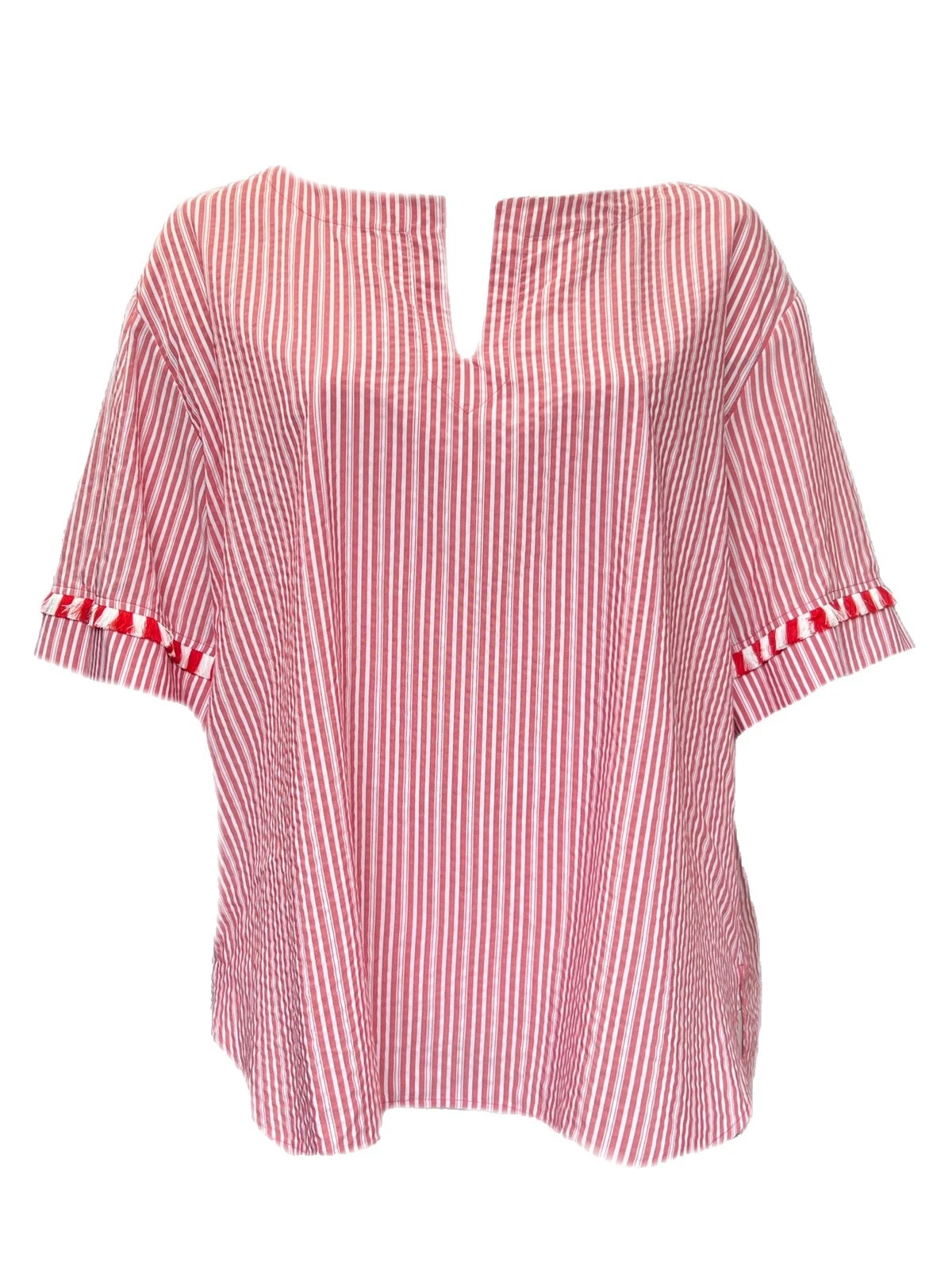 Viscose Casual Striped Tops for Women