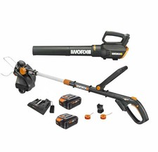 WORX WG930.3 20V GT 4.0 Revolution Trimmer & Turbine Blower+ Dual Port charger