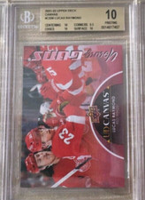 2021-2022 UD SERIES 2 LUCAS RAYMOND YOUNG GUNS RC RED CANVAS BGS PRISTINE 10