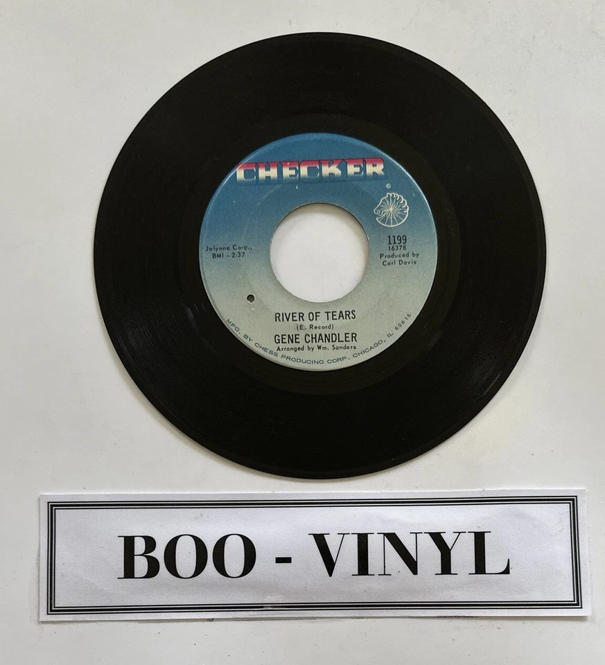 Gene Chandler - River Of Tears / It’s Time To Settle Down Checker 1199 7” VG+ Foto 2 de 4